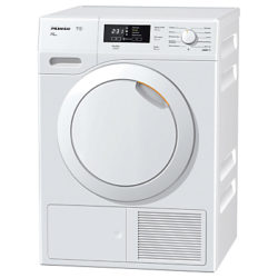 Miele TKB550 Freestanding Heat Pump Tumble Dryer, 8kg Load, A++ Energy Rating, White